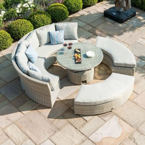 Rattan Lifestyle Suite with Rising Table